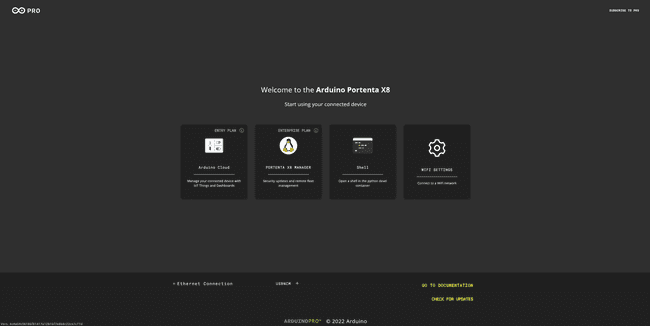 Out-of-the-box homepage Out-of-the-box homepage