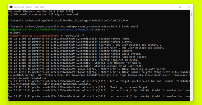 ADB shell journalctl package ADB shell journalctl package