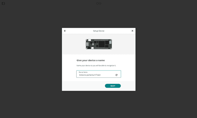 Device name configuration Device name configuration