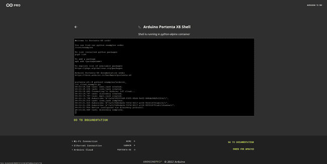 Launching dashboard example Launching dashboard example