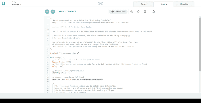 Get started with the Web Editor Web Editor - Full Editor
